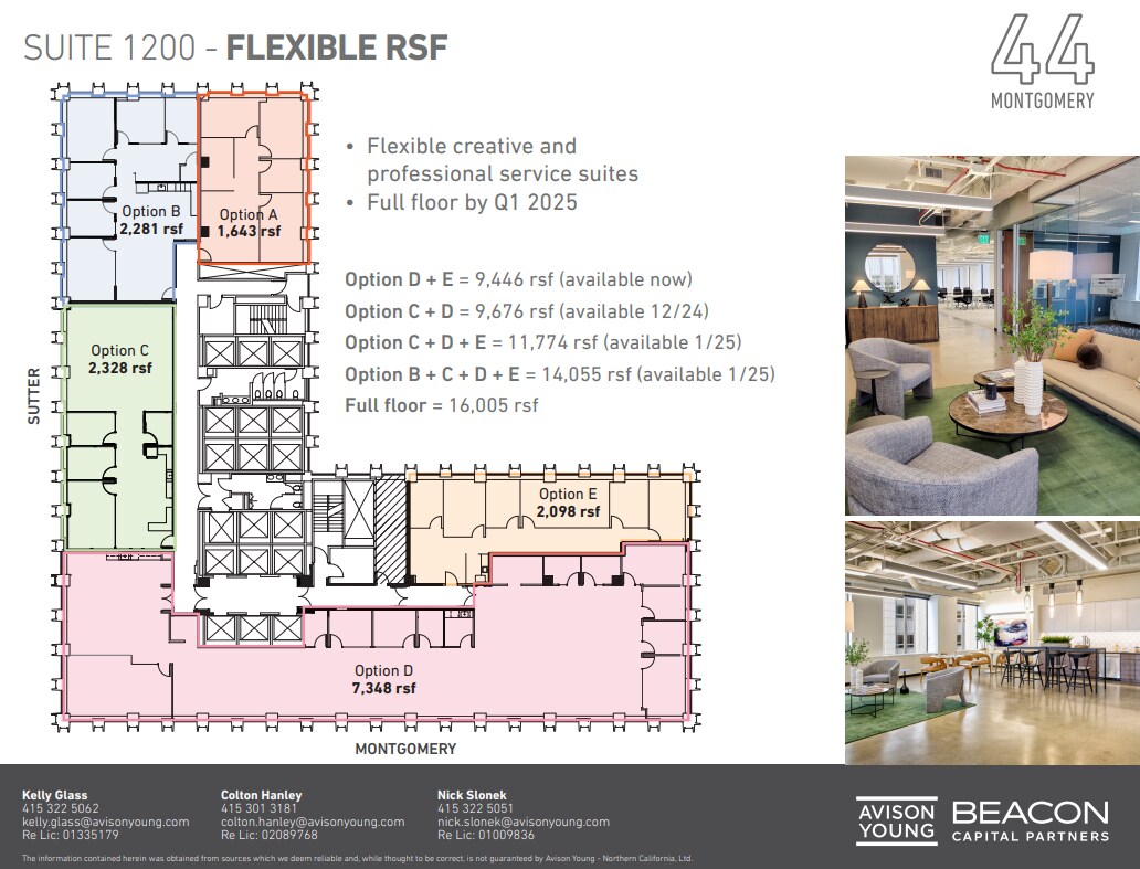 44 Montgomery St, San Francisco, CA for lease Floor Plan- Image 1 of 2
