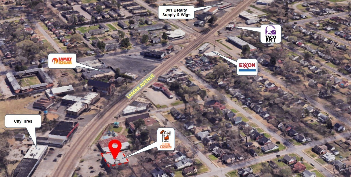 2669 Lamar Ave, Memphis, TN à louer Photo du bâtiment- Image 1 de 2