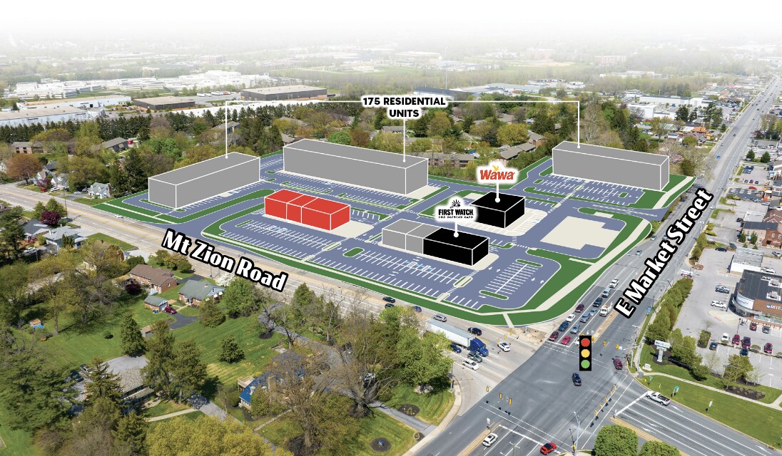 E Market St & Mt Zion Rd, York, PA for lease Primary Photo- Image 1 of 3