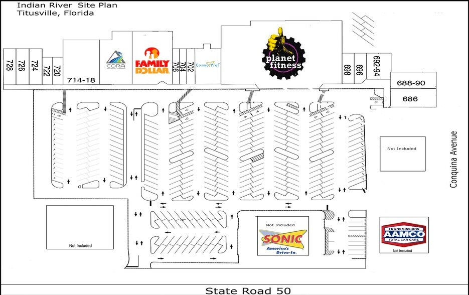 686-728 Cheney Hwy, Titusville, FL à louer - Photo du bâtiment - Image 3 de 21