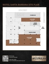 527-537 State St, Santa Barbara, CA à louer Plan d’étage- Image 1 de 2