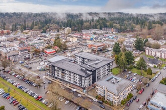 107 Evans St, Duncan, BC - AERIAL  map view
