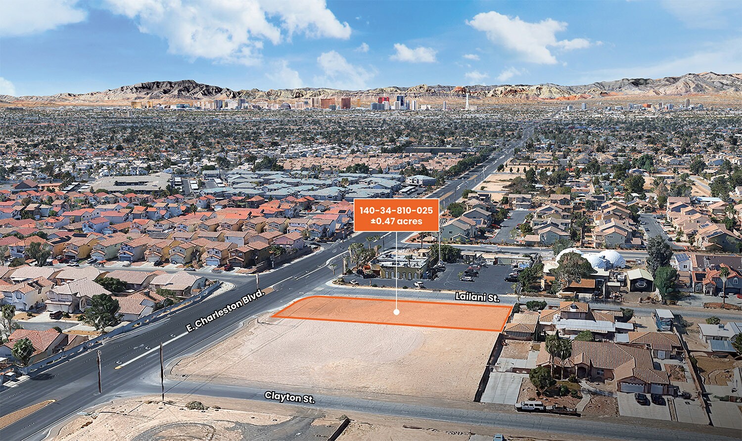 6358 Charleston Blvd, Las Vegas, NV à vendre Aérien- Image 1 de 4