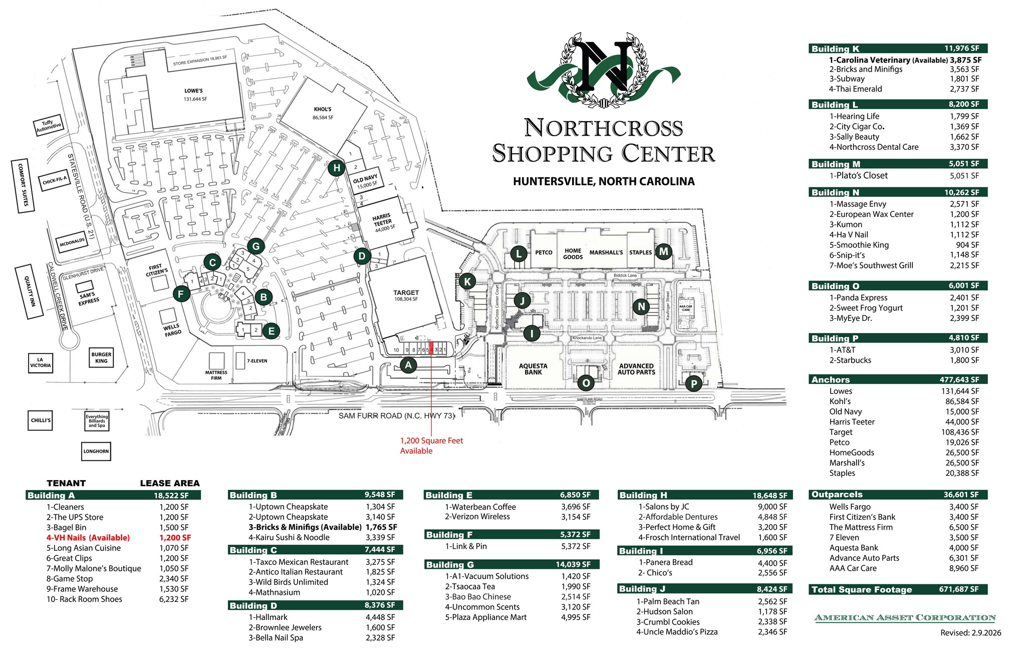 9645-9759 Sam Furr Rd, Huntersville, NC for lease Site Plan- Image 1 of 1