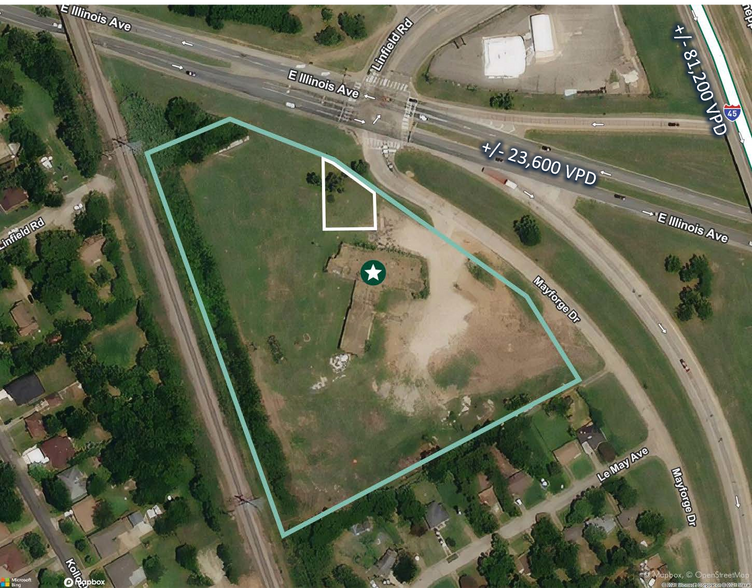 3820 E Illinois Ave, Dallas, TX à vendre - Aérien - Image 2 de 2