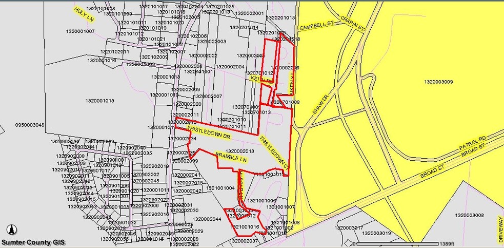 Thistledown Dr, Sumter, SC for sale - Plat Map - Image 1 of 1