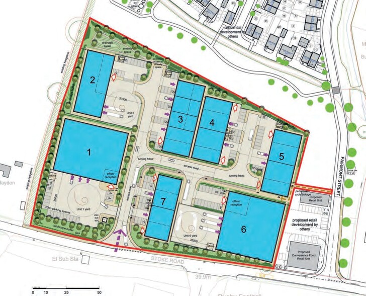 Stoke Rd, Bishops Cleeve à vendre - Plan de site - Image 2 de 3