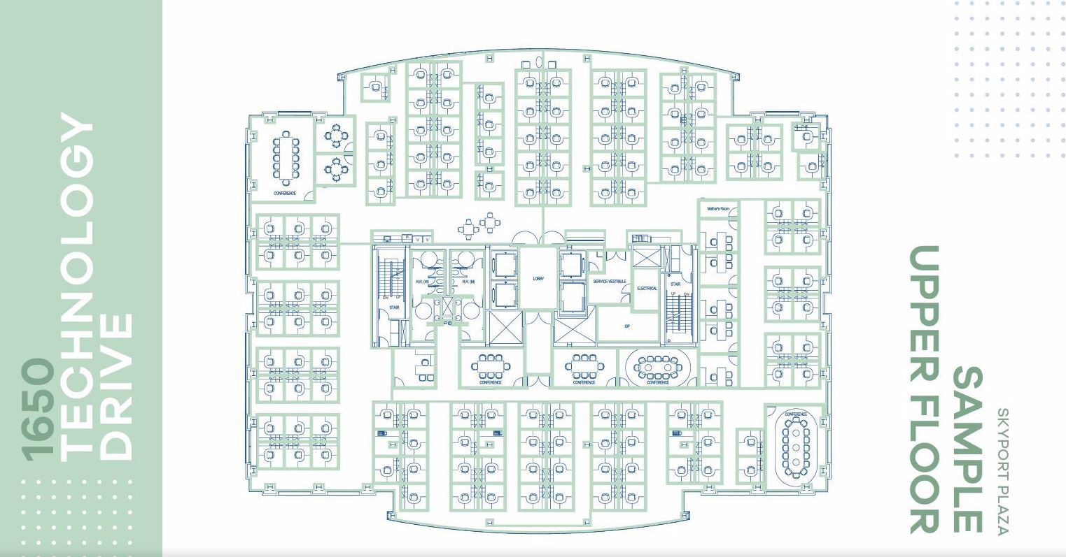 1700 Technology Dr, San Jose, CA for lease Floor Plan- Image 1 of 1