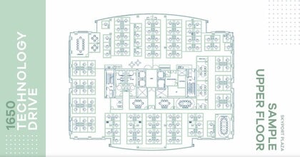 1700 Technology Dr, San Jose, CA for lease Floor Plan- Image 1 of 1