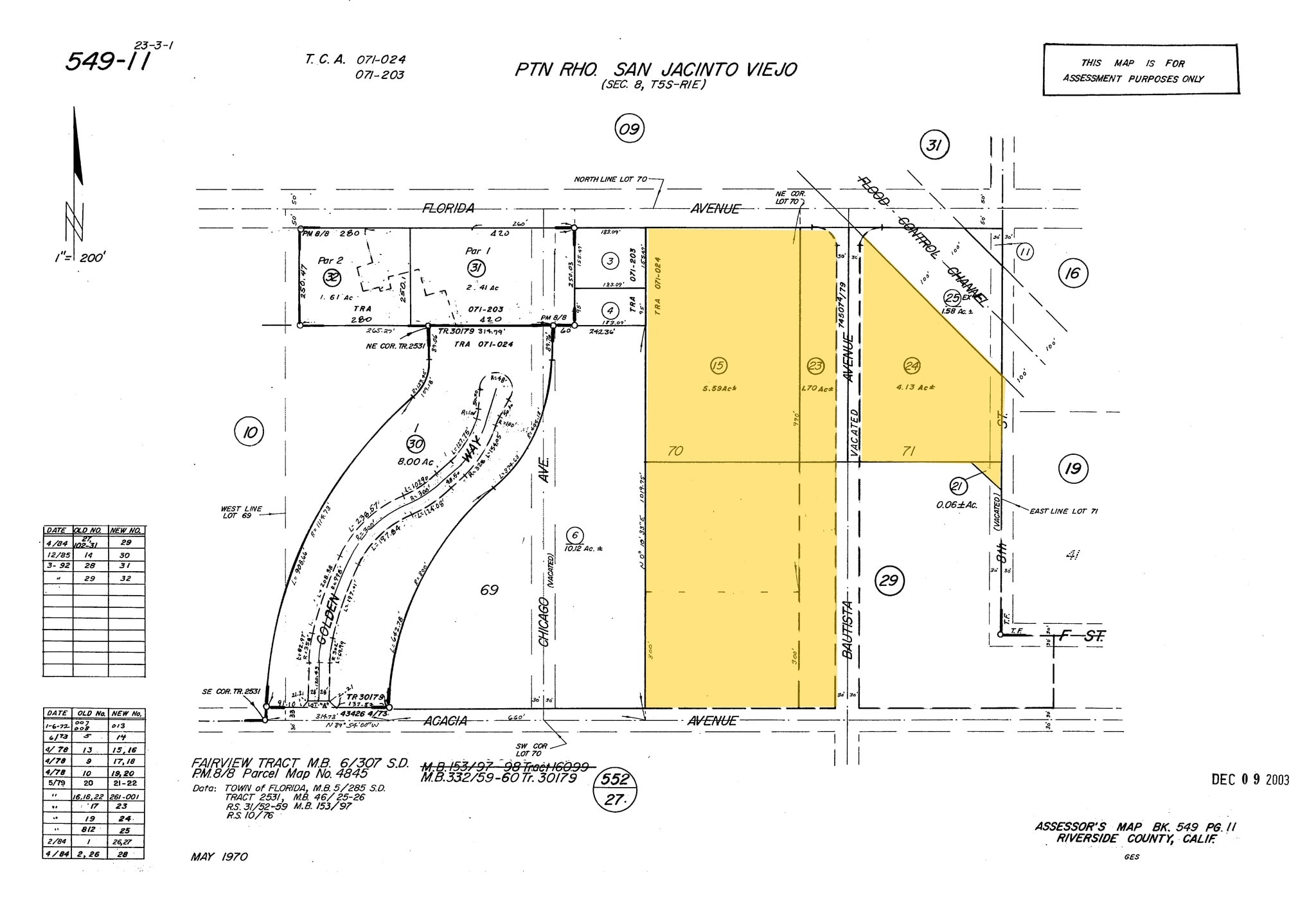 E Florida St, Hemet, CA for lease Plat Map- Image 1 of 4