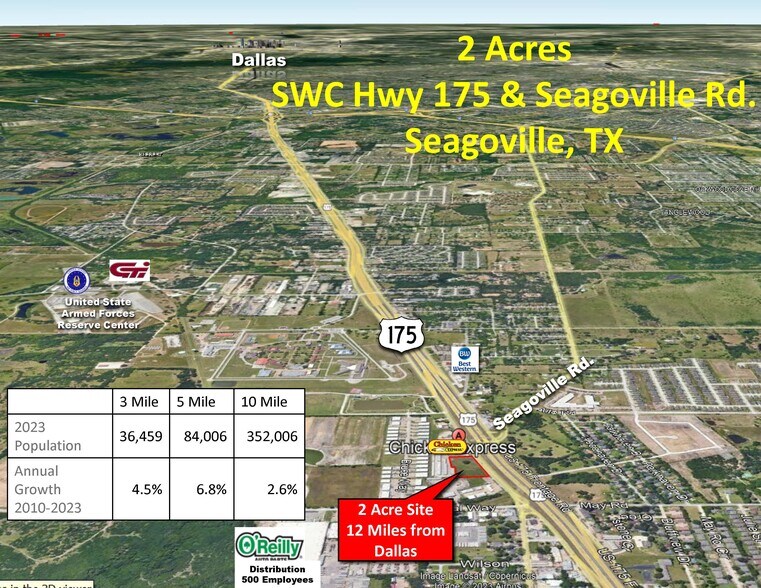 1521 N Highway 175, Seagoville, TX à vendre - Photo du bâtiment - Image 3 de 6
