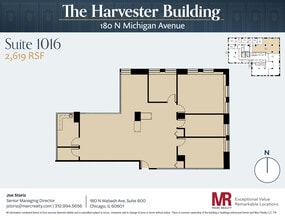 180 N Michigan Ave, Chicago, IL à louer Plan d’étage- Image 1 de 1