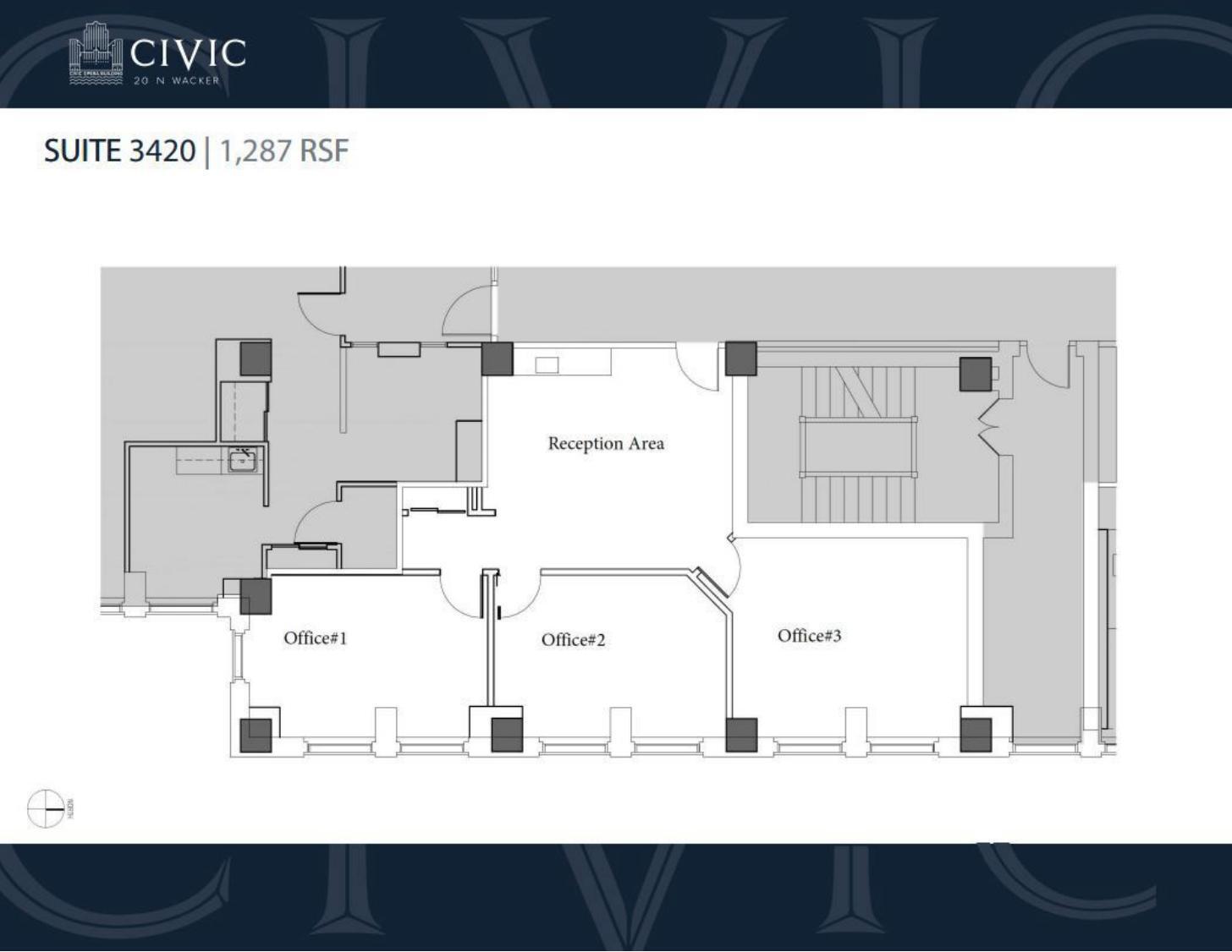 20 N Wacker Dr, Chicago, IL for lease Floor Plan- Image 1 of 1