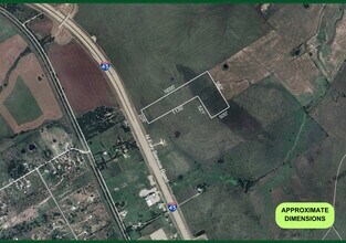 2001 NE McKinney St, Rice, TX - Aerial  map view