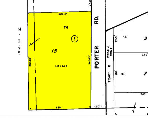 6130 Porter Rd, Sarasota, FL for sale Plat Map- Image 1 of 1