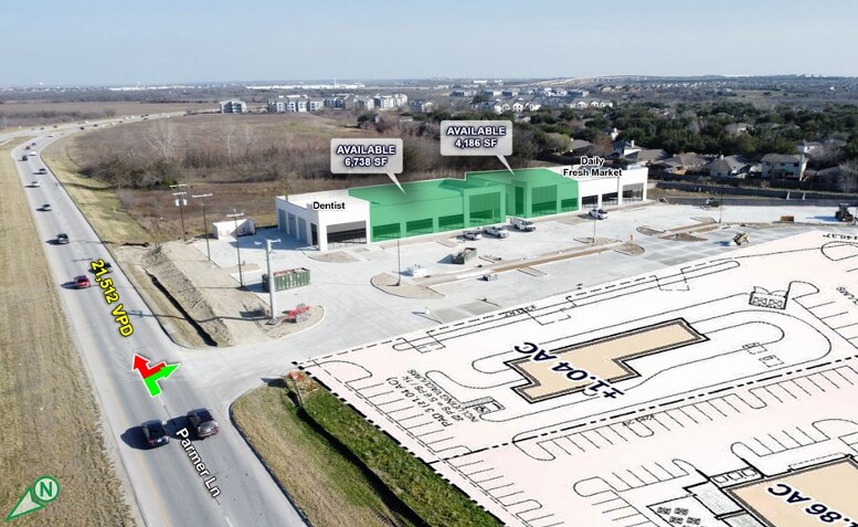 SEC of Parmer & Harris Branch, Manor, TX à louer - Photo du bâtiment - Image 2 de 10