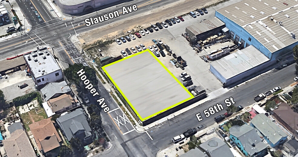 5801 Hooper Ave, Los Angeles, CA for lease - Aerial - Image 1 of 4
