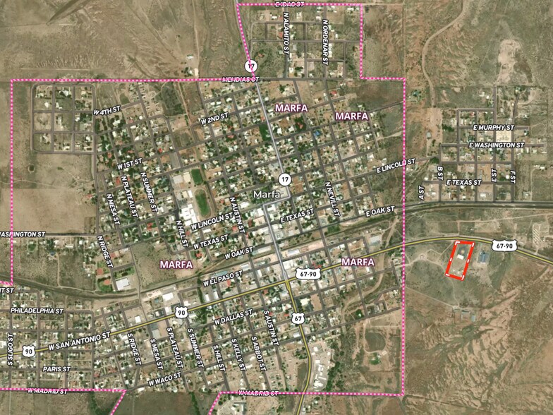 1498 E. US-90, Marfa, TX à vendre - Aérien - Image 3 de 39