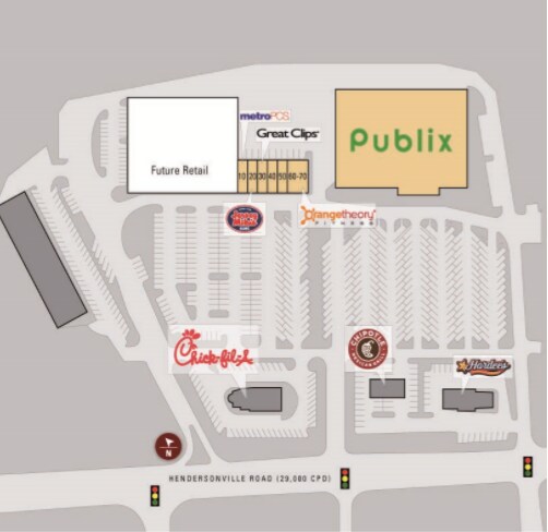 1814 Hendersonville Rd, Asheville, NC à louer Photo principale- Image 1 de 2