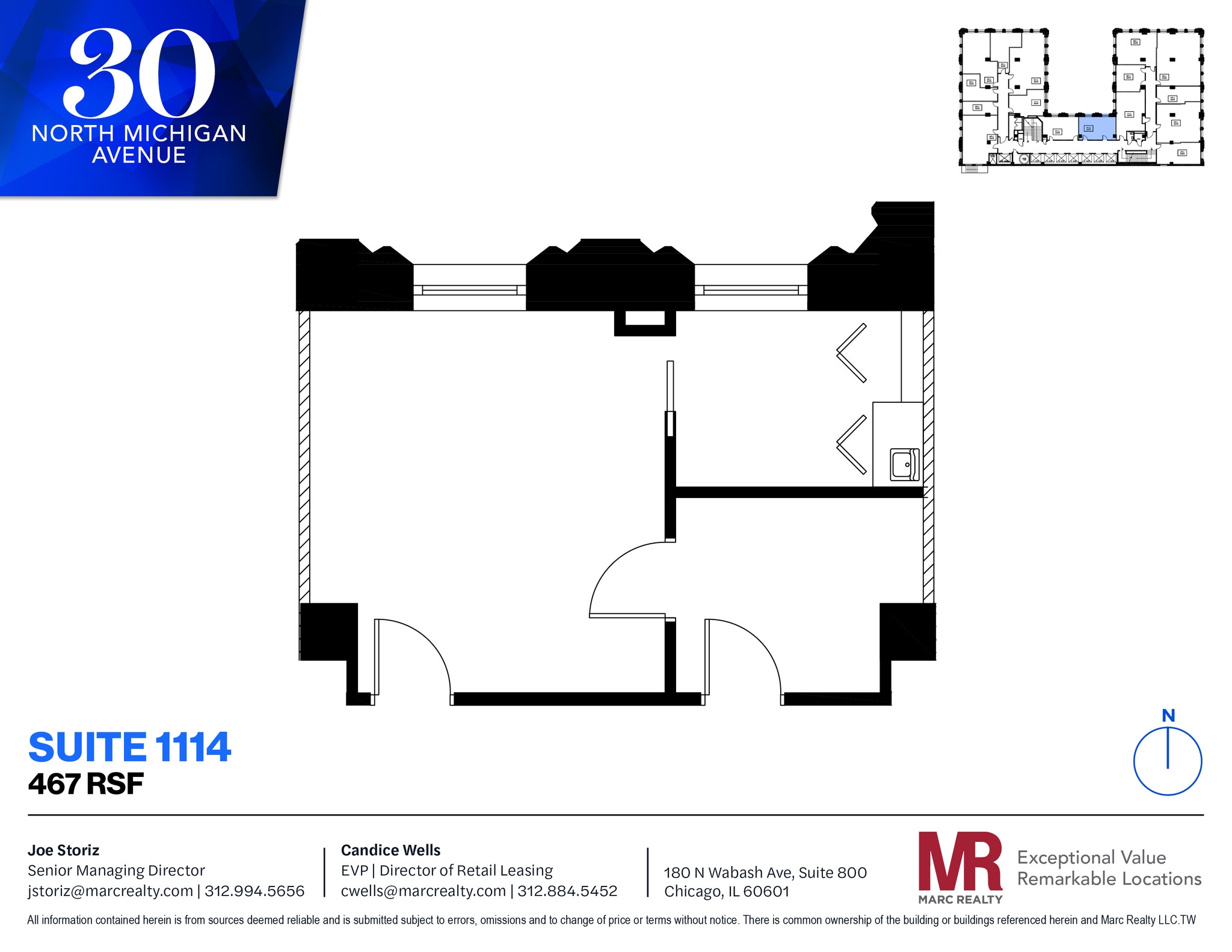 30 N Michigan Ave, Chicago, IL for lease Floor Plan- Image 1 of 4