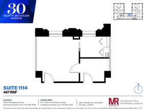 30 N Michigan Ave, Chicago, IL for lease Floor Plan- Image 1 of 4