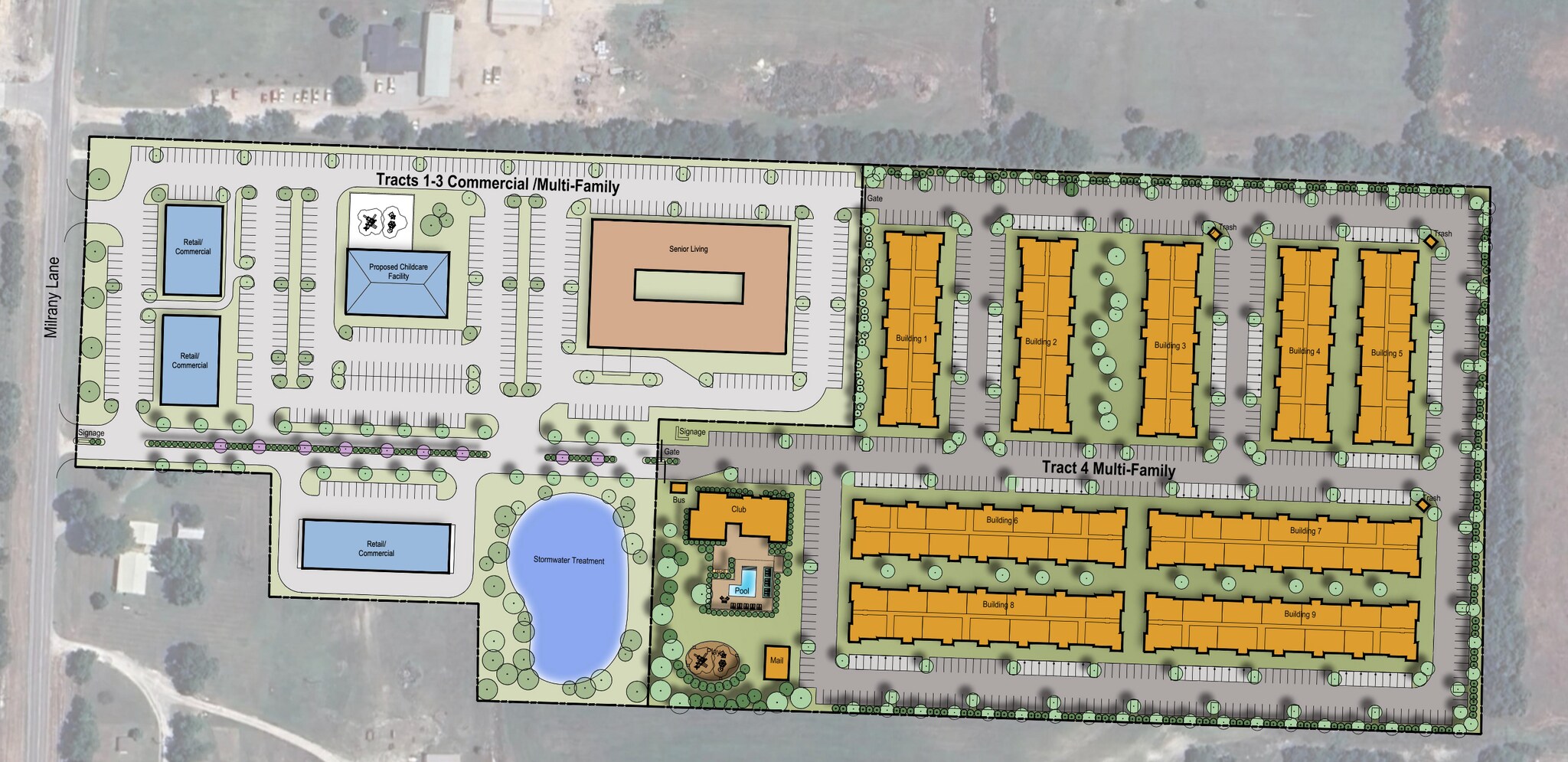 1700 Milrany Ln, Melissa, TX à vendre Plan de site- Image 1 de 3