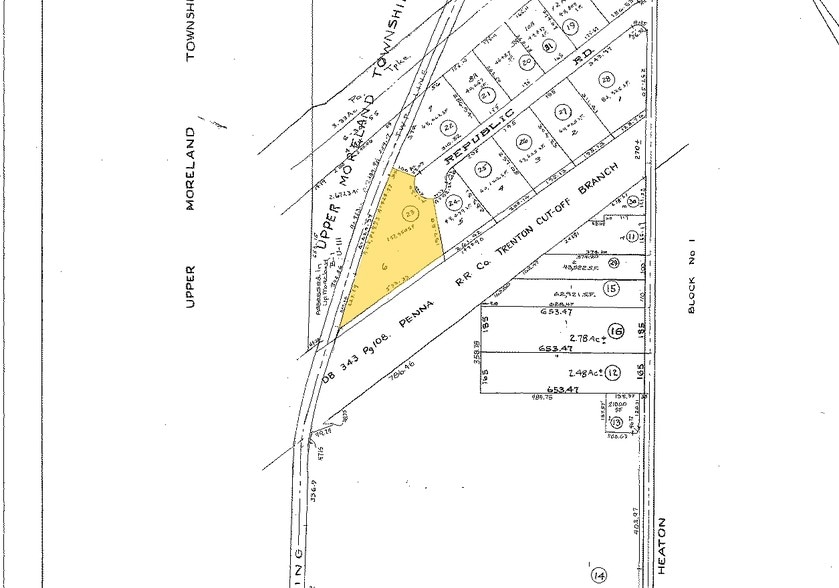 1690 Republic Rd, Huntingdon Valley, PA à louer - Plan cadastral - Image 3 de 9