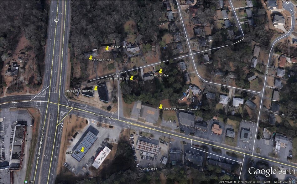 1923 Lower Roswell Rd, Marietta, GA à vendre - Photo du bâtiment - Image 1 de 6