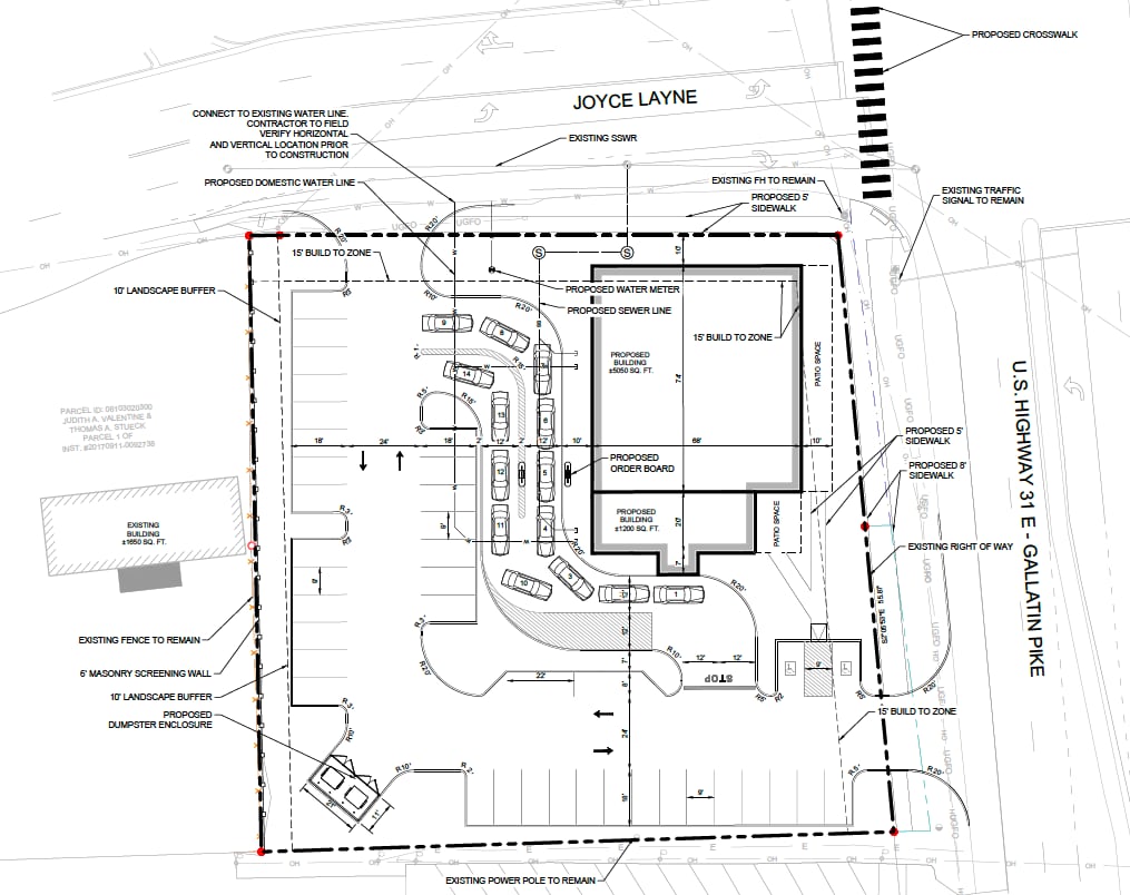 5001 Gallatin Pike, Nashville, TN for lease Site Plan- Image 1 of 1