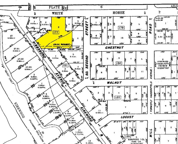 113 W White Horse Rd, Voorhees, NJ for lease - Plat Map - Image 2 of 10