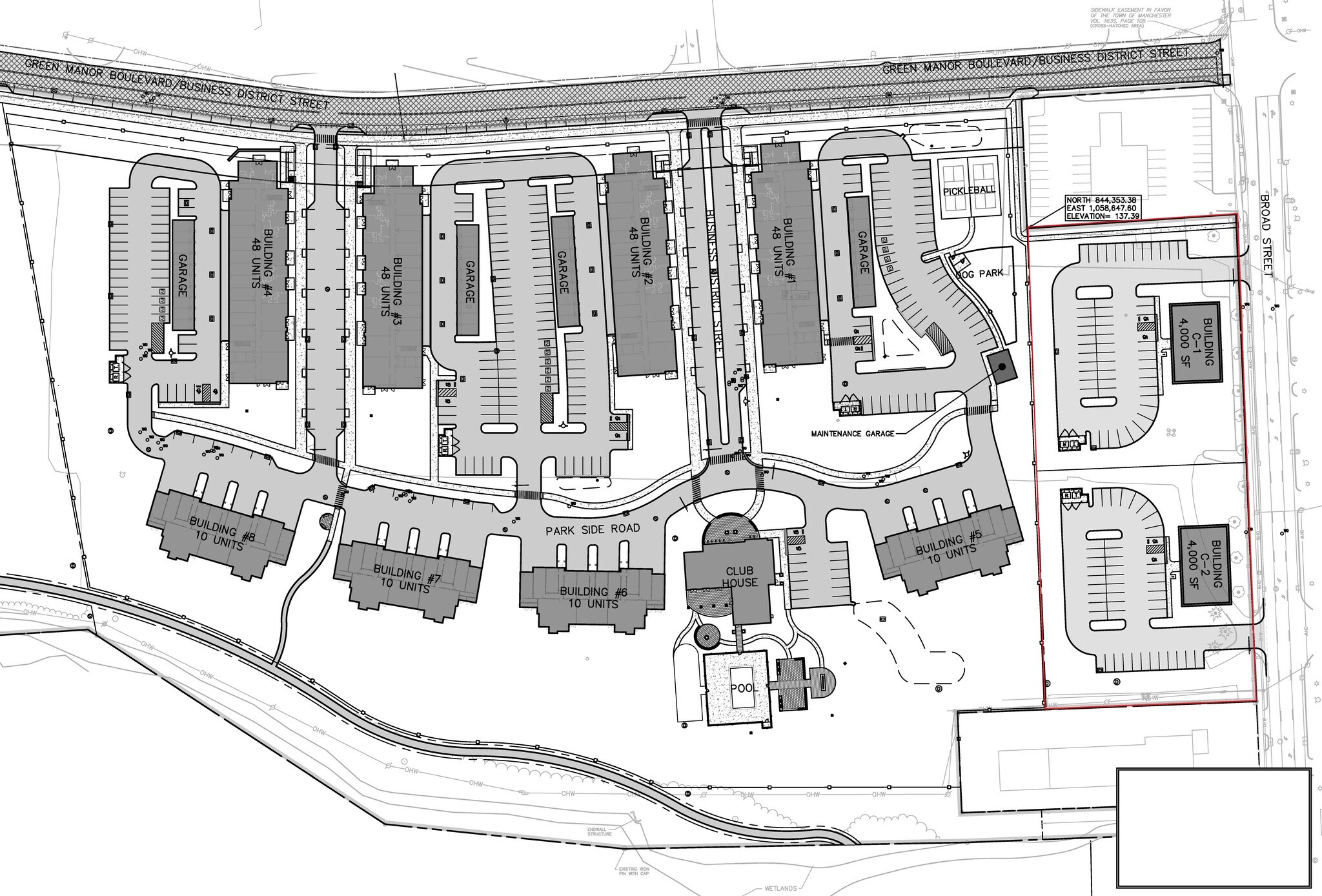 330 Broad St, Manchester, CT for lease Site Plan- Image 1 of 3