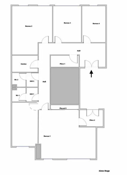 Rue François Garcin, Lyon à louer - Plan d’étage - Image 2 de 2