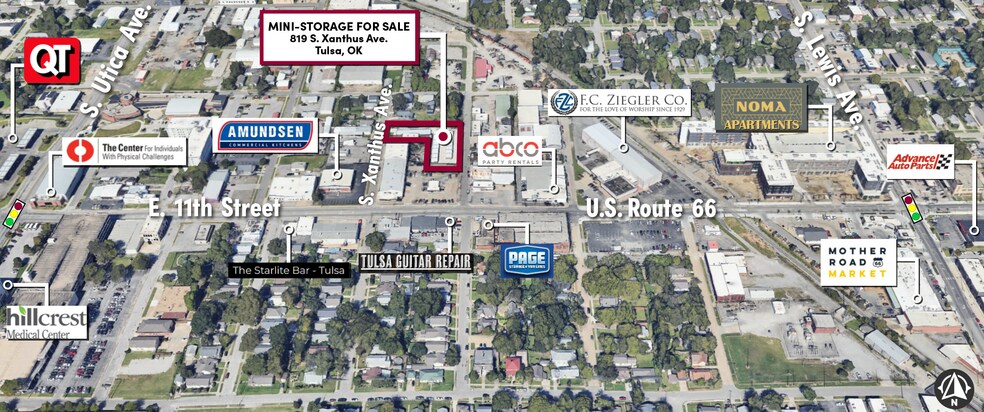 819 S Xanthus Ave, Tulsa, OK à vendre - Aérien - Image 3 de 11