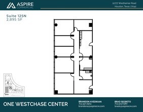 10777 Westheimer Rd, Houston, TX for lease Floor Plan- Image 1 of 1