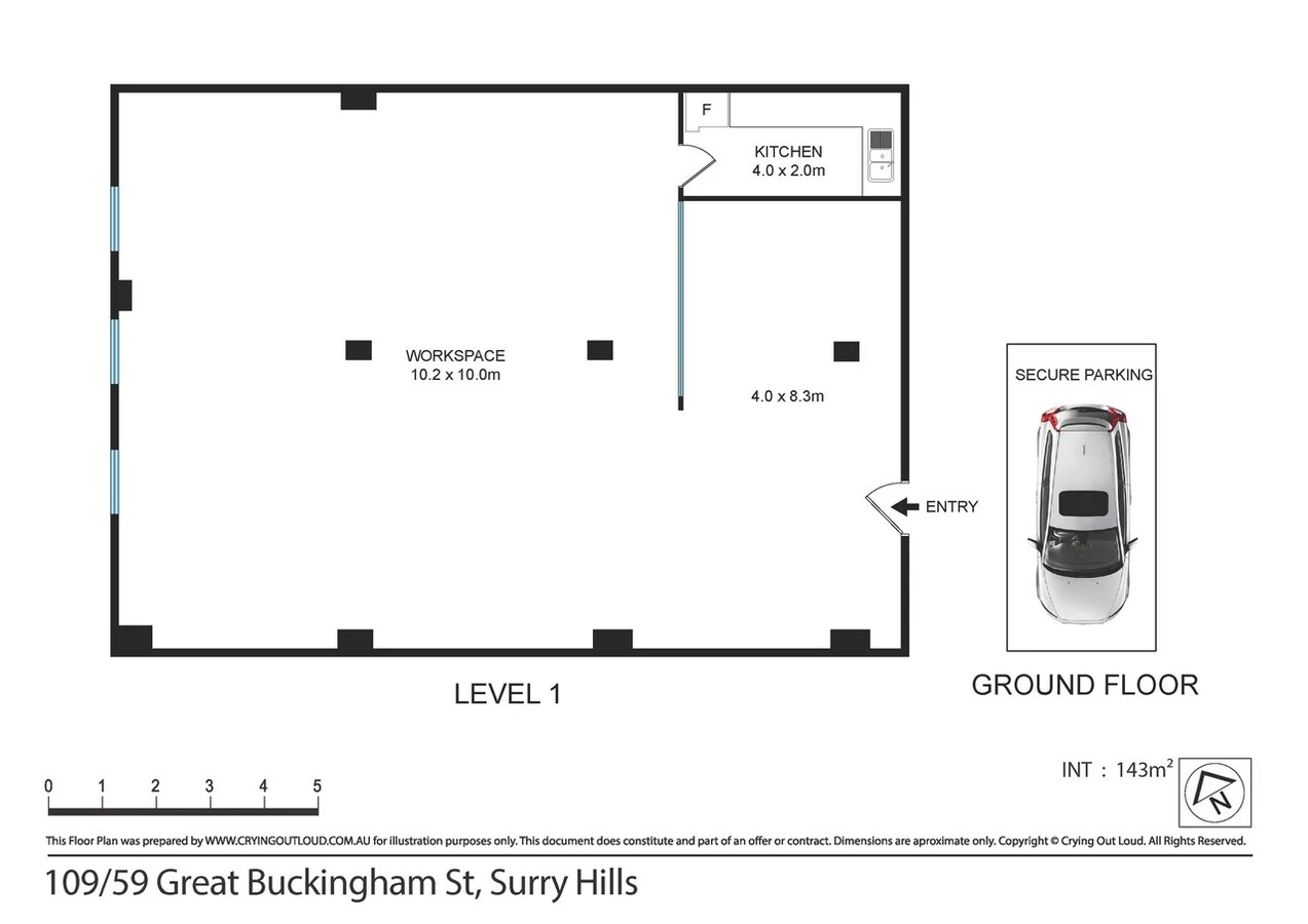 53-59 Great Buckingham St, Redfern, NSW 2016 - Unit 108 -  - Floor Plan - Image 1 of 4