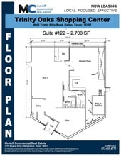 4043 E Trinity Mills Rd, Dallas, TX à louer Plan d’étage- Image 1 de 1