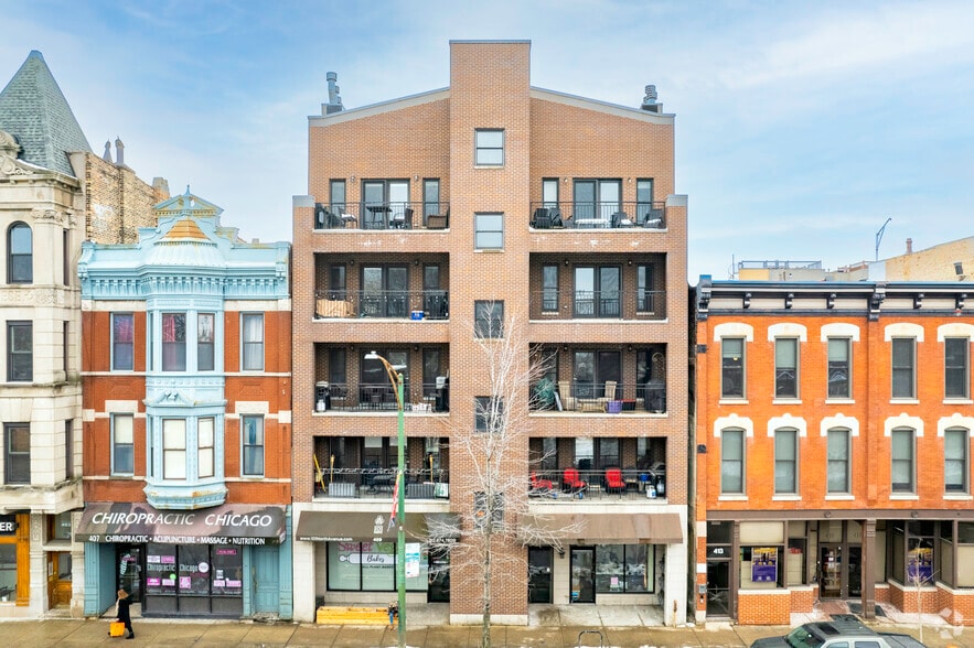 409-413 W North Ave, Chicago, IL for lease - Building Photo - Image 2 of 4
