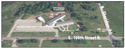 6455 E 106th St N, Sperry, OK - AERIAL map view