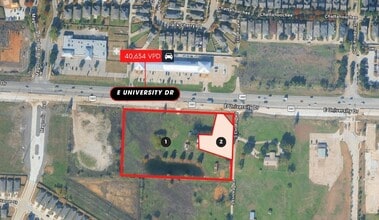 2340 S Elm Ridge Rd, Little Elm, TX - Aerial map view