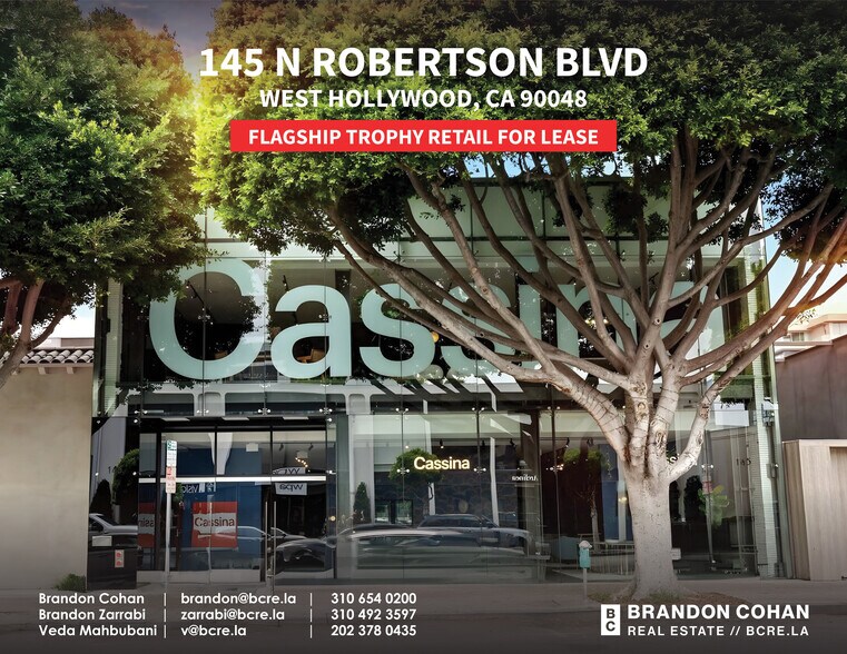 145 N Robertson Blvd, West Hollywood, CA à louer - Photo du bâtiment - Image 2 de 15