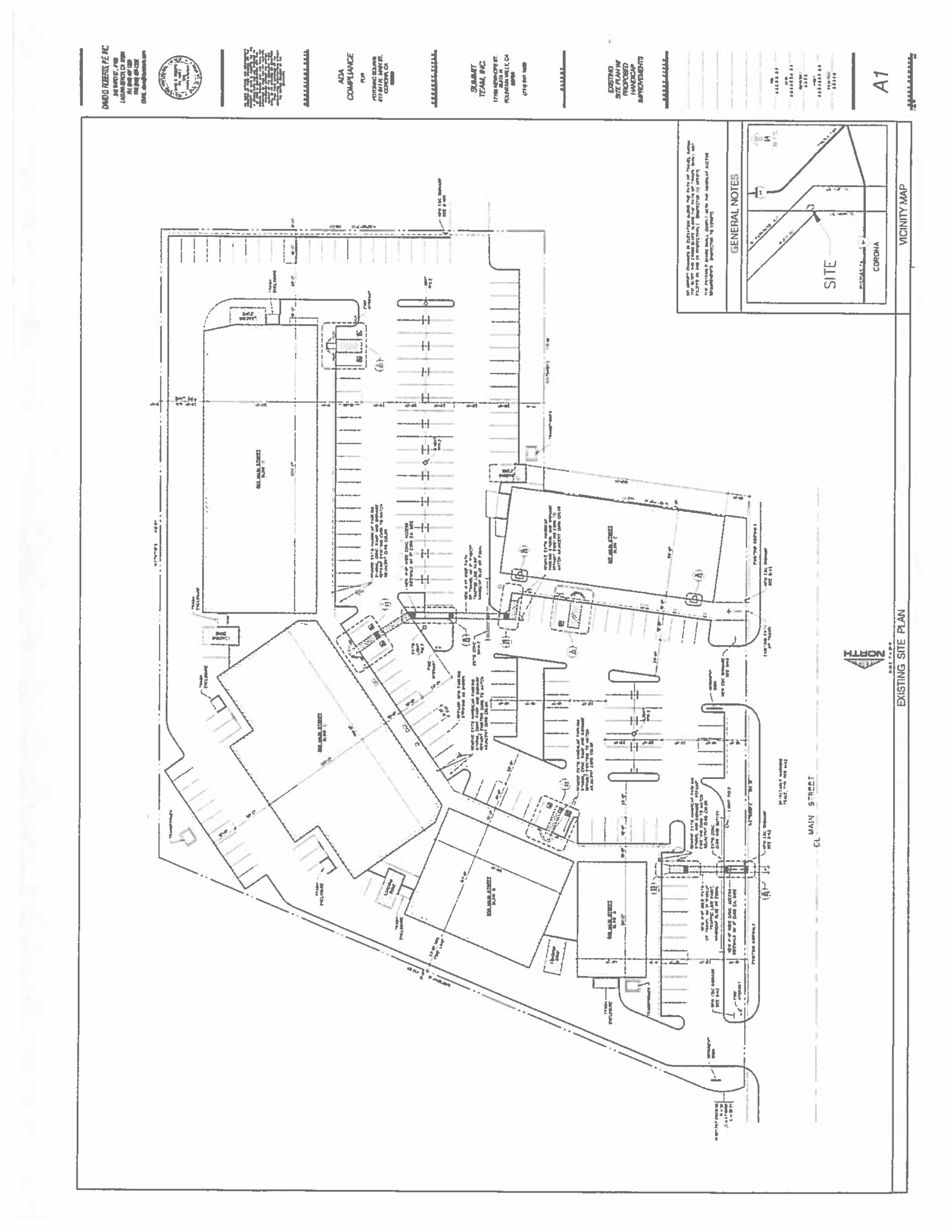 617-641 N Main St, Corona, CA for lease Site Plan- Image 1 of 4