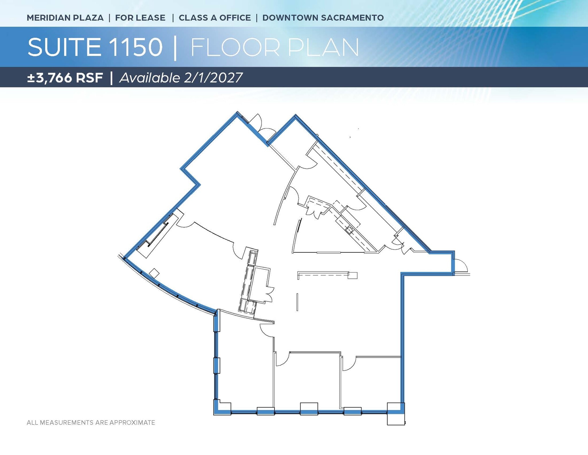 1415 L St, Sacramento, CA à louer Plan d’étage- Image 1 de 1