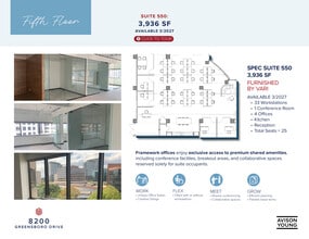 8180-8200 Greensboro Dr, McLean, VA à louer Plan d’étage- Image 2 de 7
