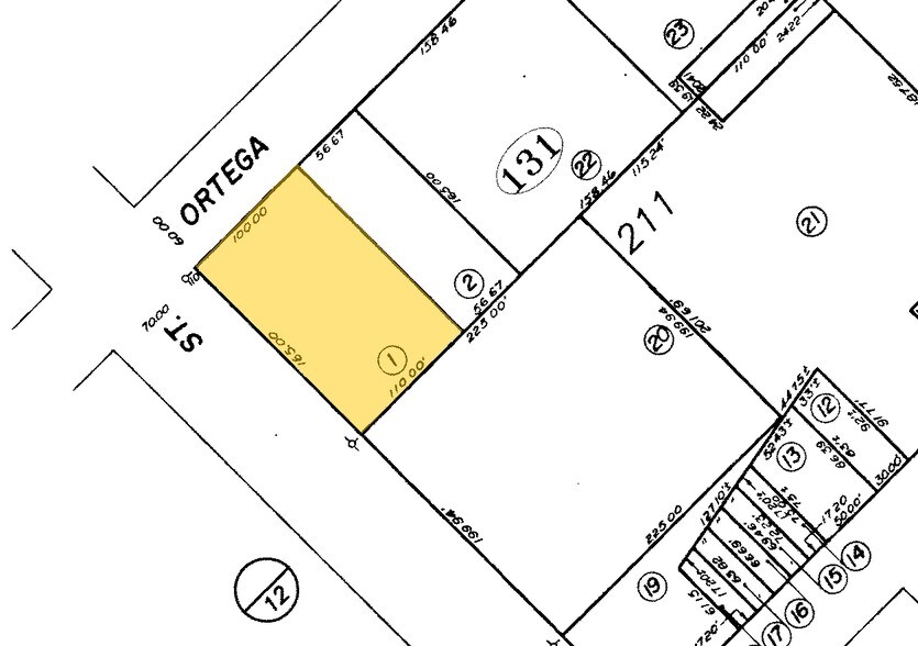 630 Chapala St, Santa Barbara, CA à louer - Plan cadastral - Image 2 de 2