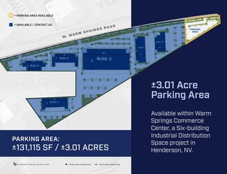 Plus de détails pour 425 Warm Springs rd, Henderson, NV - Terrain à louer