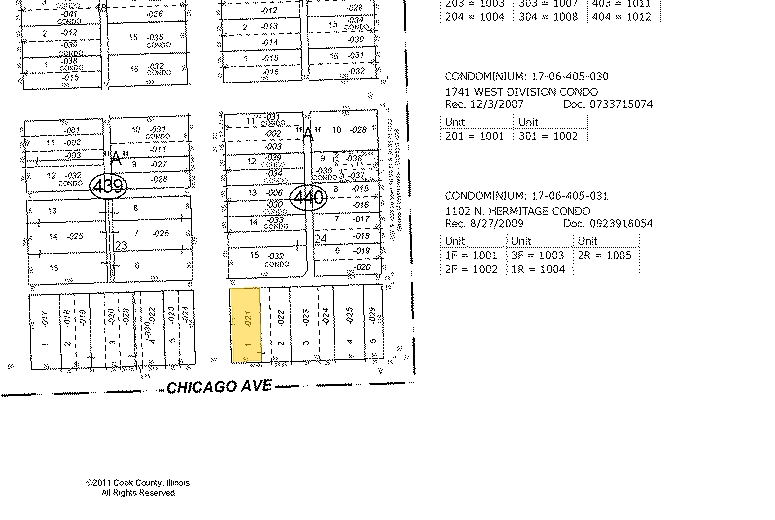 1620 W Chicago Ave, Chicago, IL for lease - Plat Map - Image 2 of 7