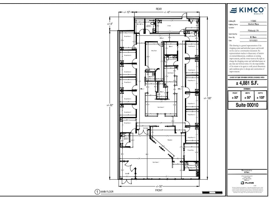 10574-10650 Perry Hwy, Wexford, PA for lease Floor Plan- Image 1 of 1