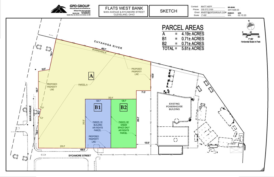 Main Avenue & Sycamore St, Cleveland, OH à vendre - Plan de site - Image 2 de 7