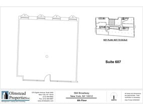 584-590 Broadway, New York, NY à louer Plan de site- Image 1 de 1