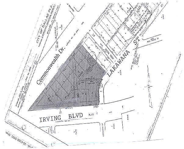 3137 Irving Blvd, Dallas, TX for lease - Plat Map - Image 2 of 15